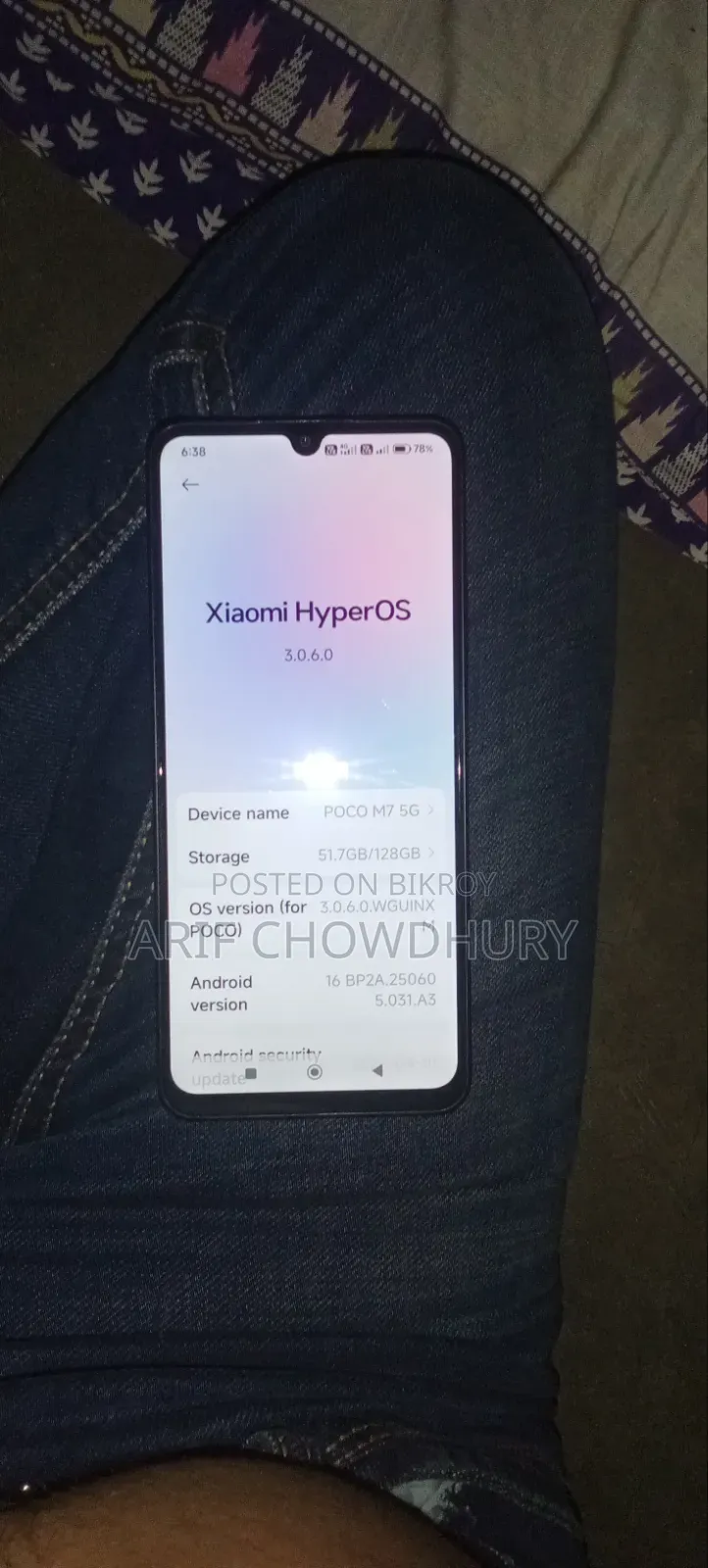 Xiaomi Poco M7 128 GB Black