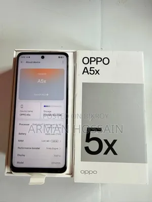 New Oppo A5X 5G 128 GB White