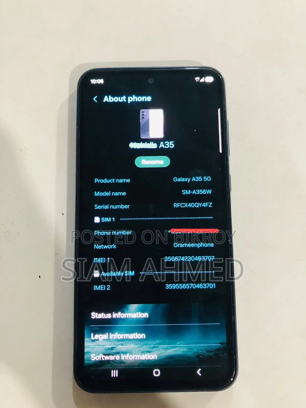 Samsung Galaxy A35 128 GB Black