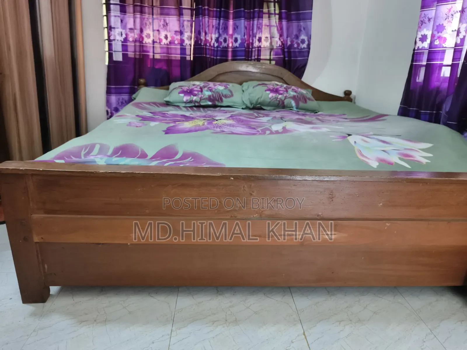 Bed Bedroom 6/7 Feet King Size Bed