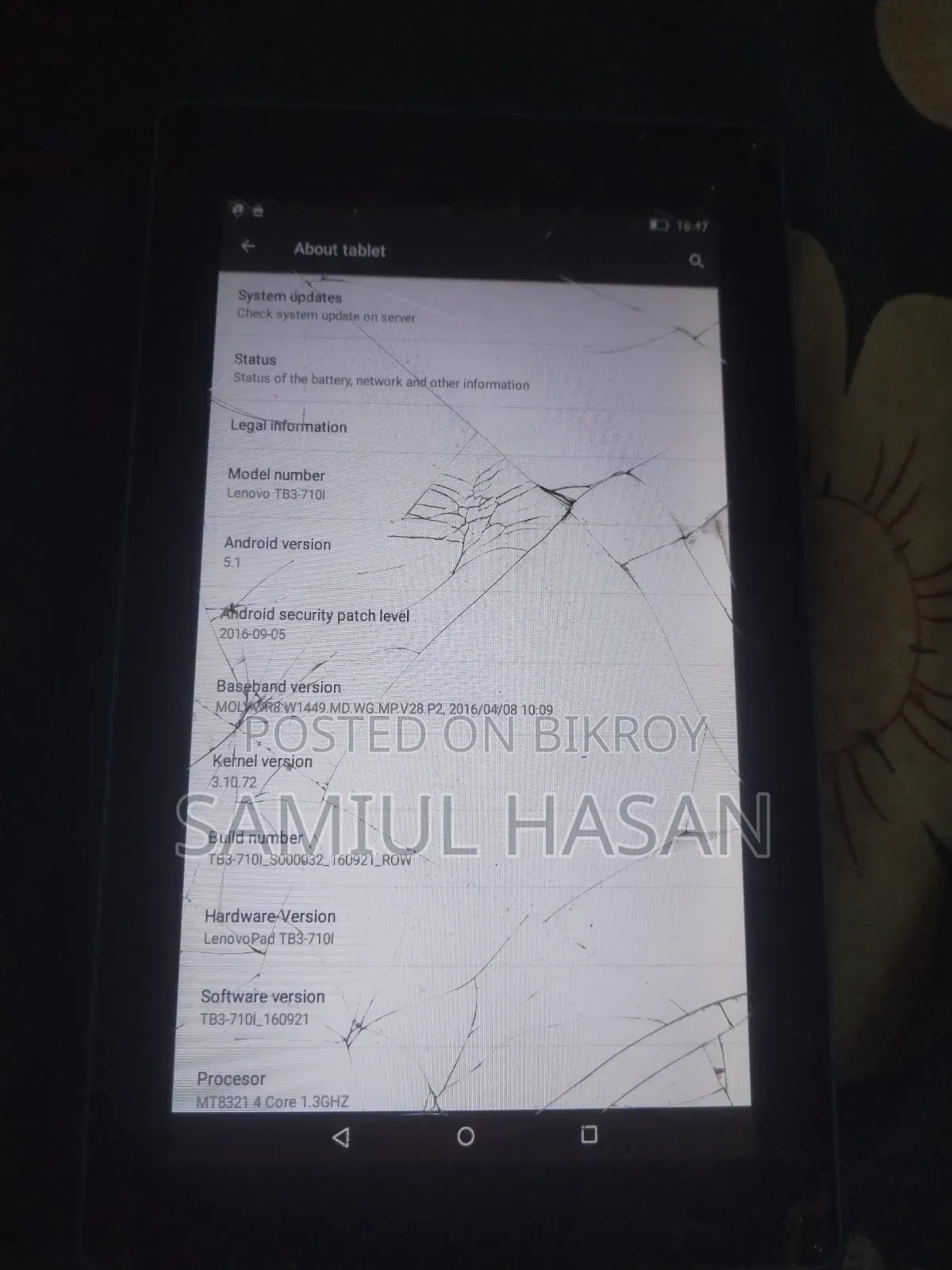 Lenovo Tab 16 GB Black