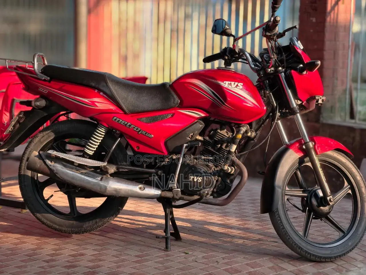 TVS Metro Plus 2016 Red