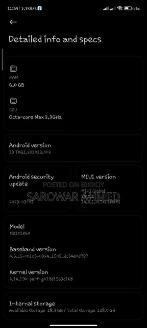 Xiaomi Redmi Note 10 Pro 128 GB Gray