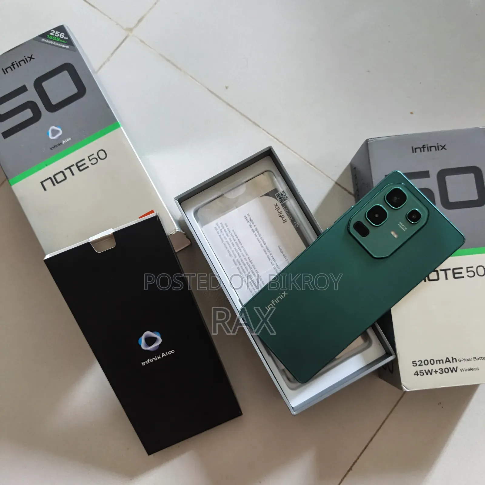 Infinix Note 50 4G 256 GB Blue