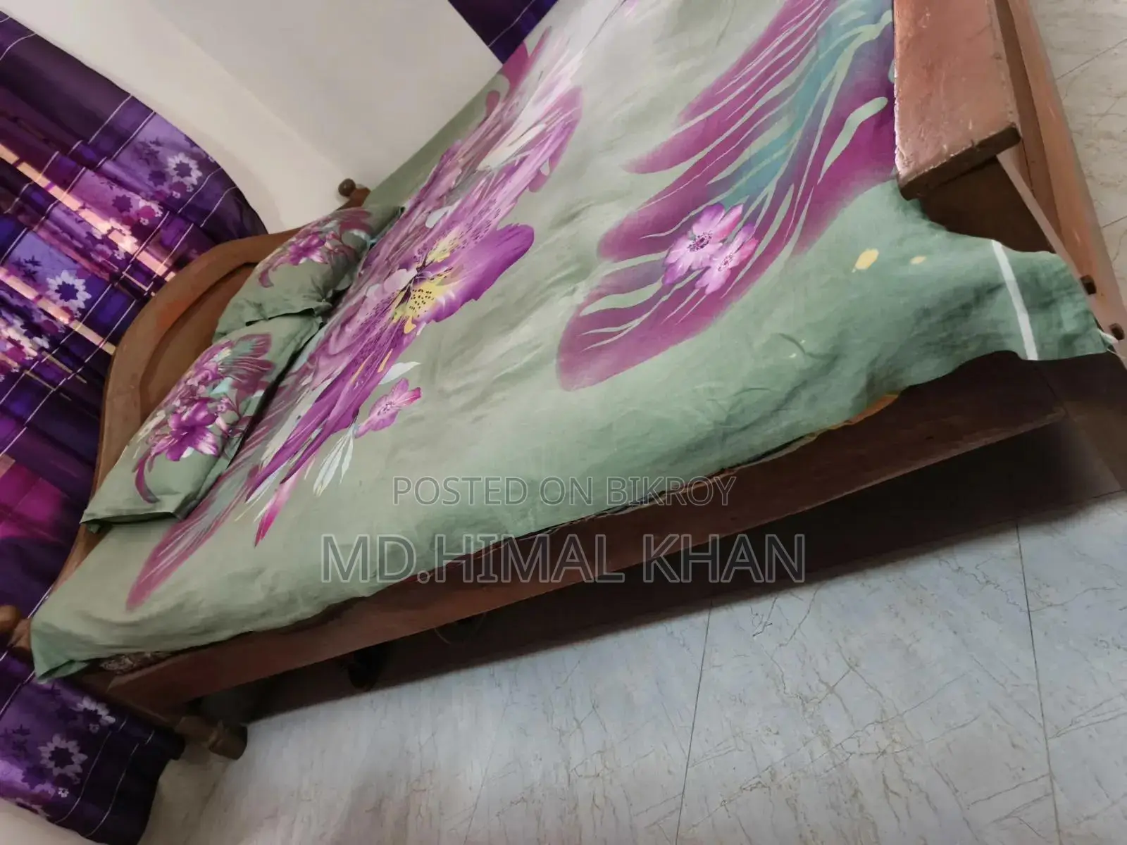 Bed Bedroom 6/7 Feet King Size Bed