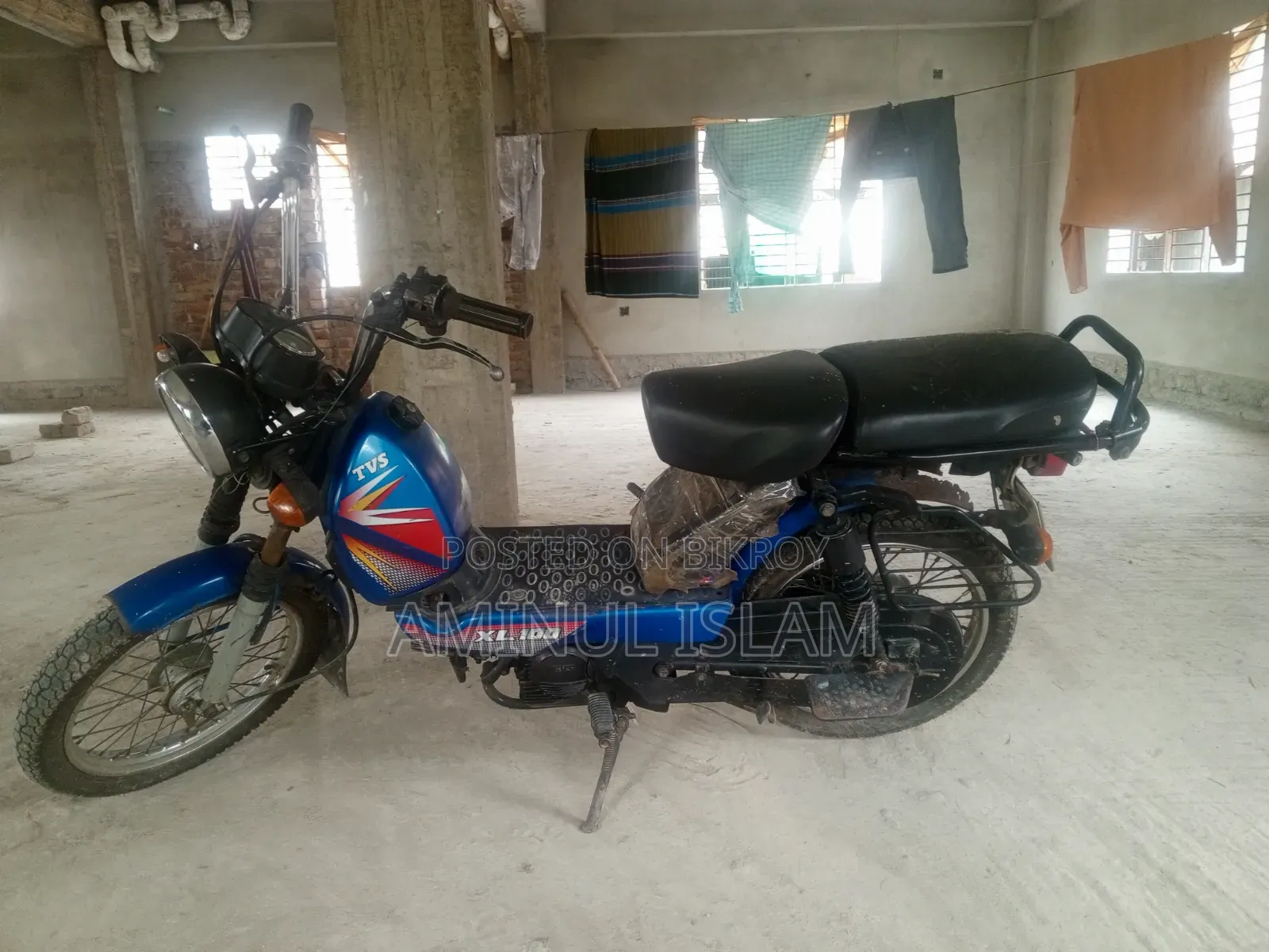 TVS XL 100 2018 Blue