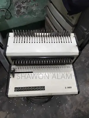 Urgent Sale Complete Spiral Binding Machine Set