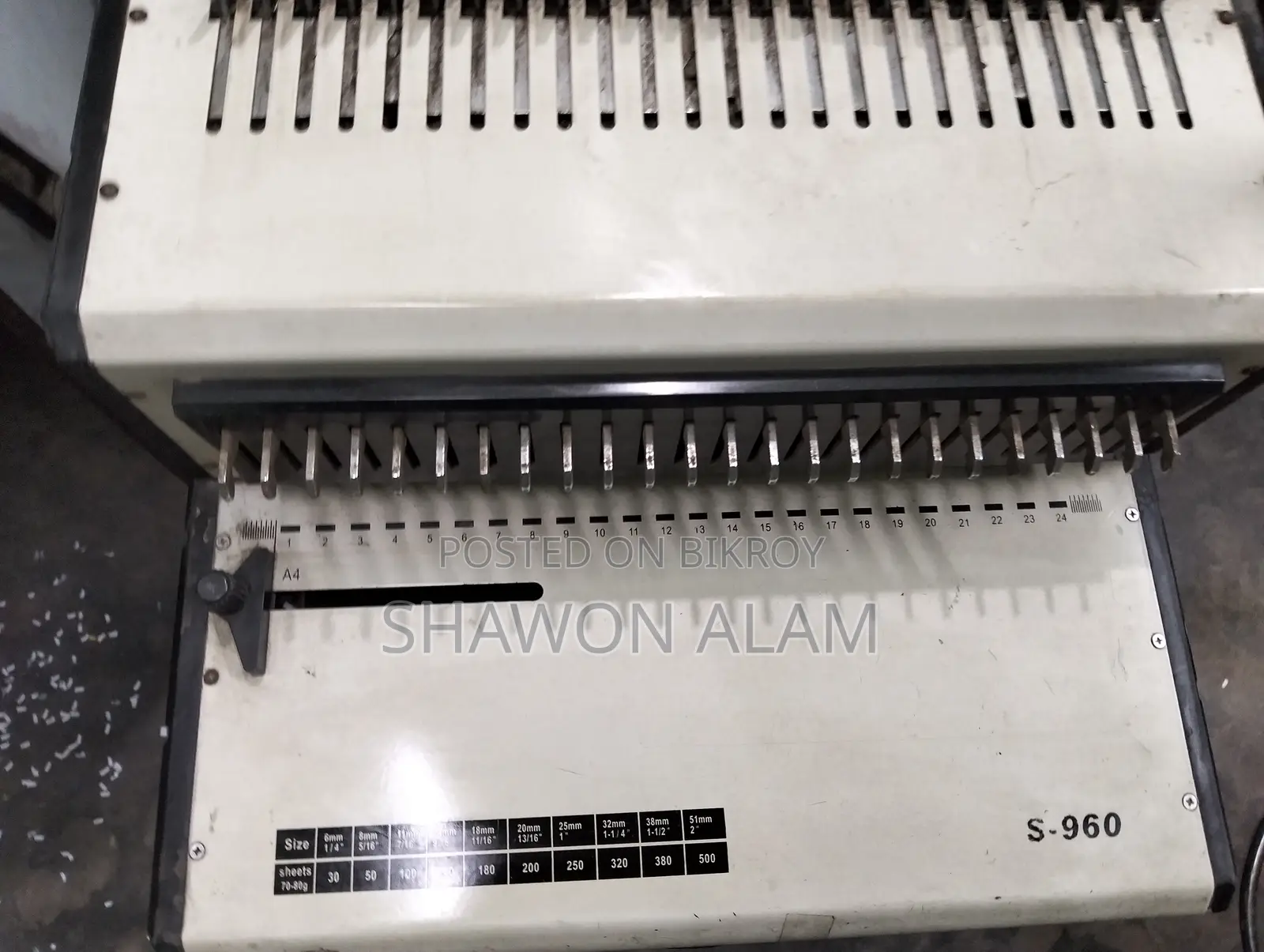 Urgent Sale Complete Spiral Binding Machine Set