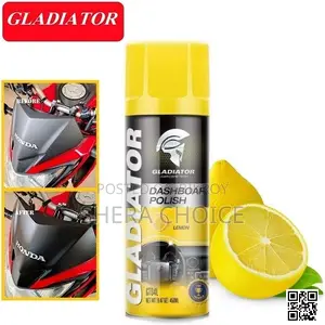 Gladiator Dashboard Polish - 450 Ml, Car Motorbike Leather, Plastic,
