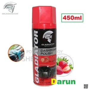 Gladiator Dashboard Polish - 450 Ml, Car Motorbike Leather, Plastic,