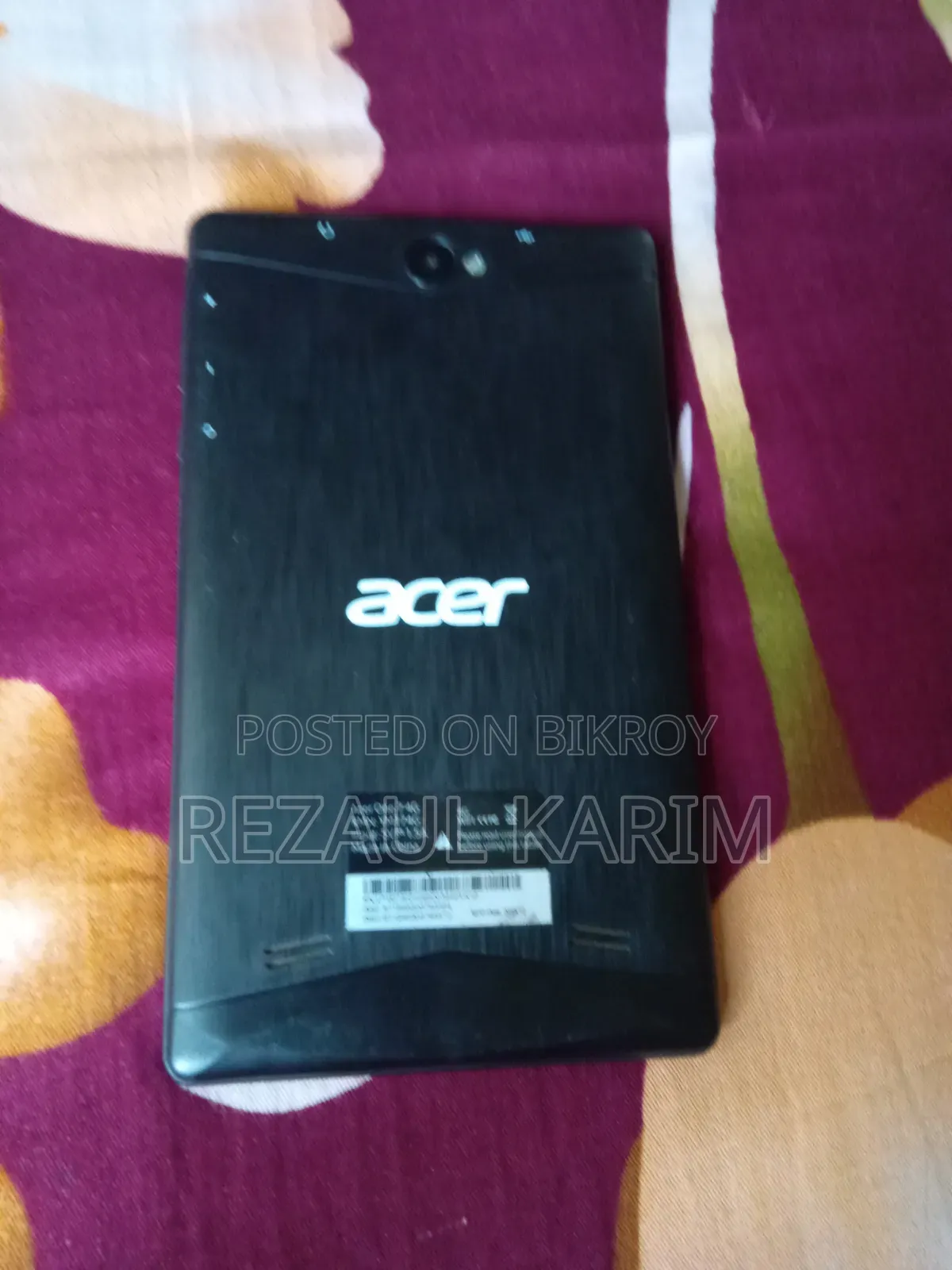 Acer Iconia One 7 B1-730 8 GB Black