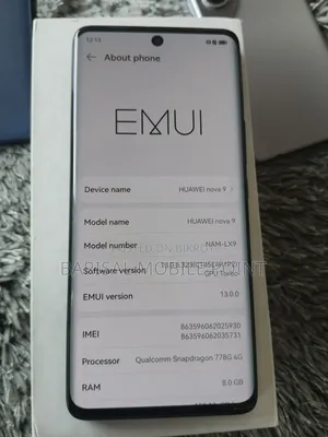 Huawei Nova 9 128 GB Black