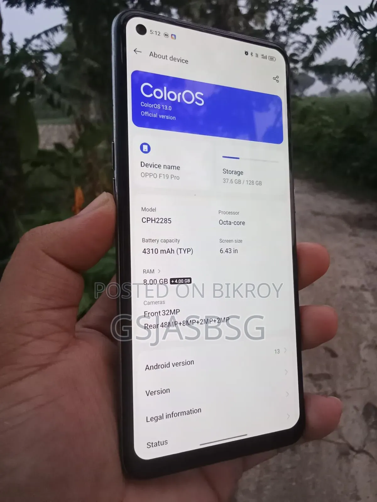 Oppo F19 Pro 128 GB