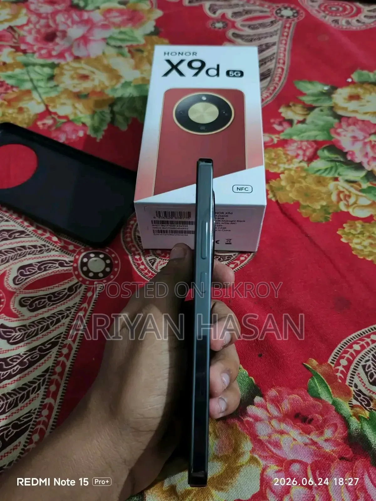 Honor X9d 256 GB Black