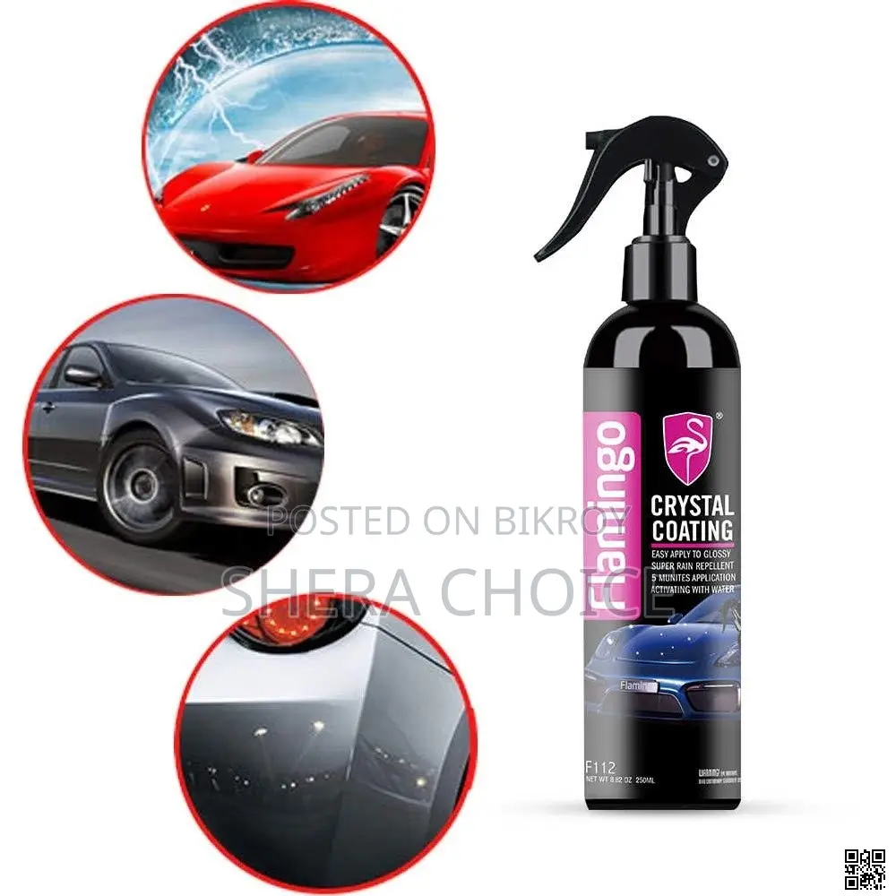 Flamingo Crystal Coating 250ml Ceramic Coating For Motorcycle Car Paint