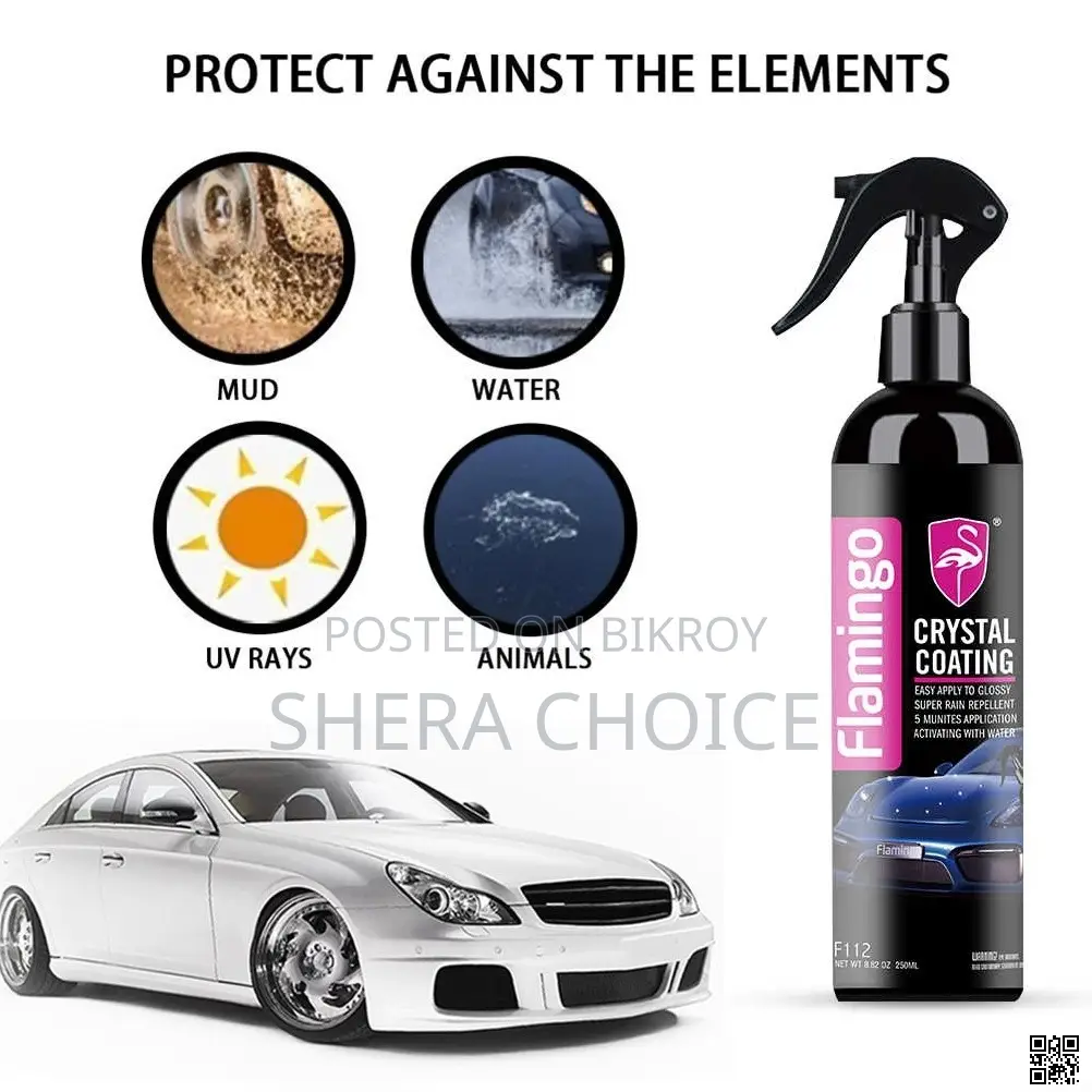 Flamingo Crystal Coating 250ml Ceramic Coating For Motorcycle Car Paint