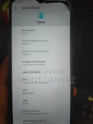Symphony Z30 Pro 64 GB Blue