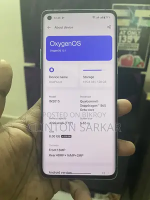 OnePlus 8 128 GB Blue