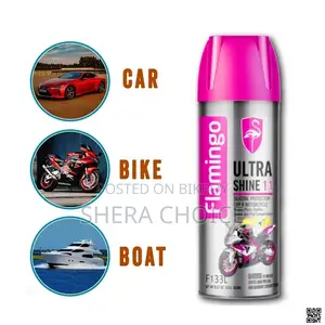 Flamingo Ultra Shine 11 Silicone Protector for Car & Motorbike - 450ml