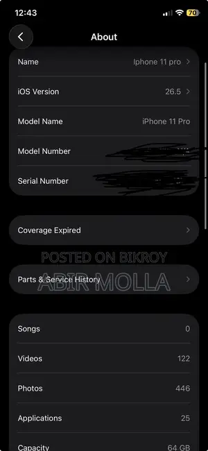Apple iPhone 11 Pro 64 GB White