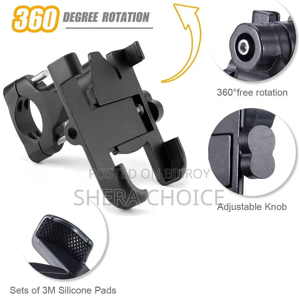 Metal Bike Mobile Holder For Mobile Phone Bracket Motorcycle Bicycle