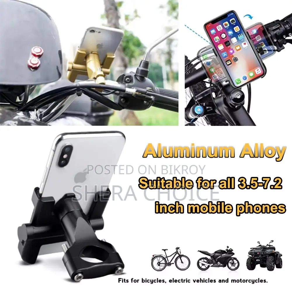 Metal Bike Mobile Holder For Mobile Phone Bracket Motorcycle Bicycle