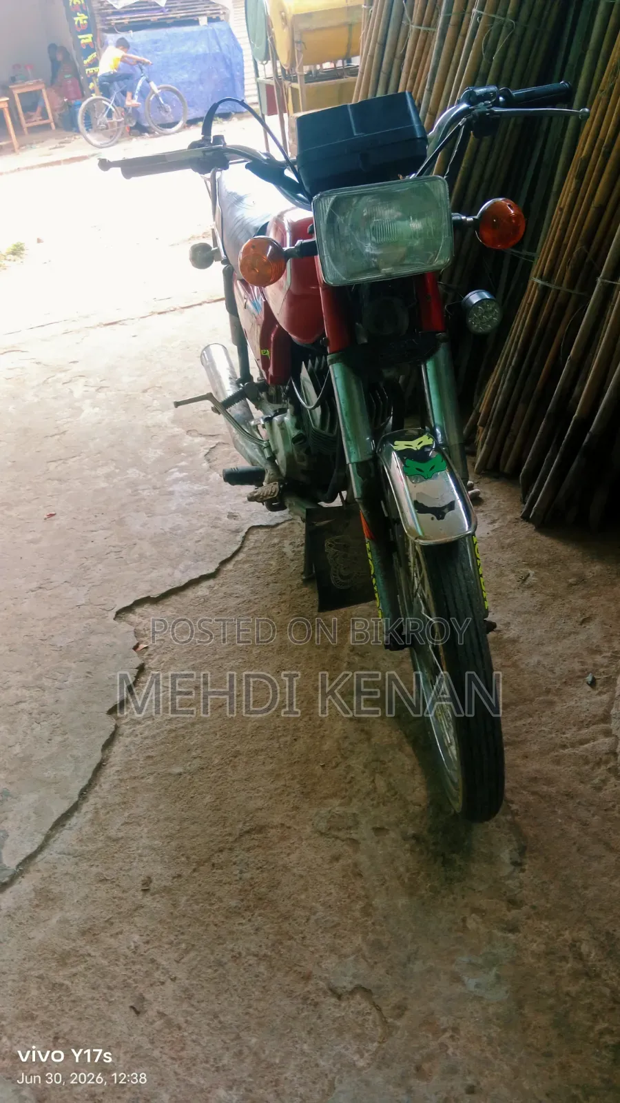 Honda CG110 1990 Red