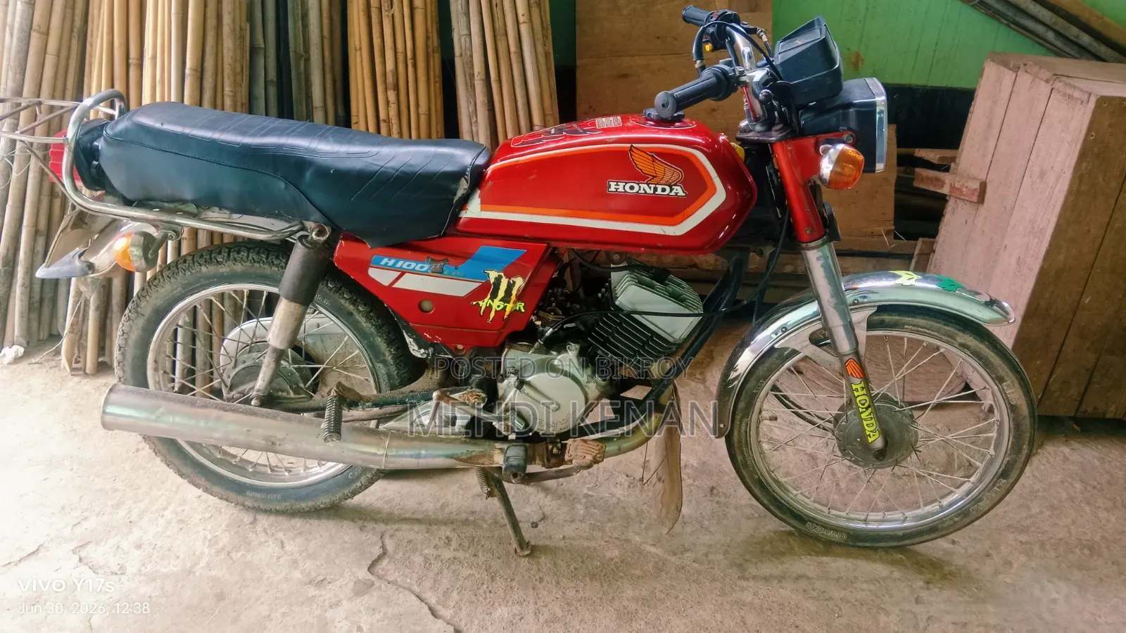 Honda CG110 1990 Red