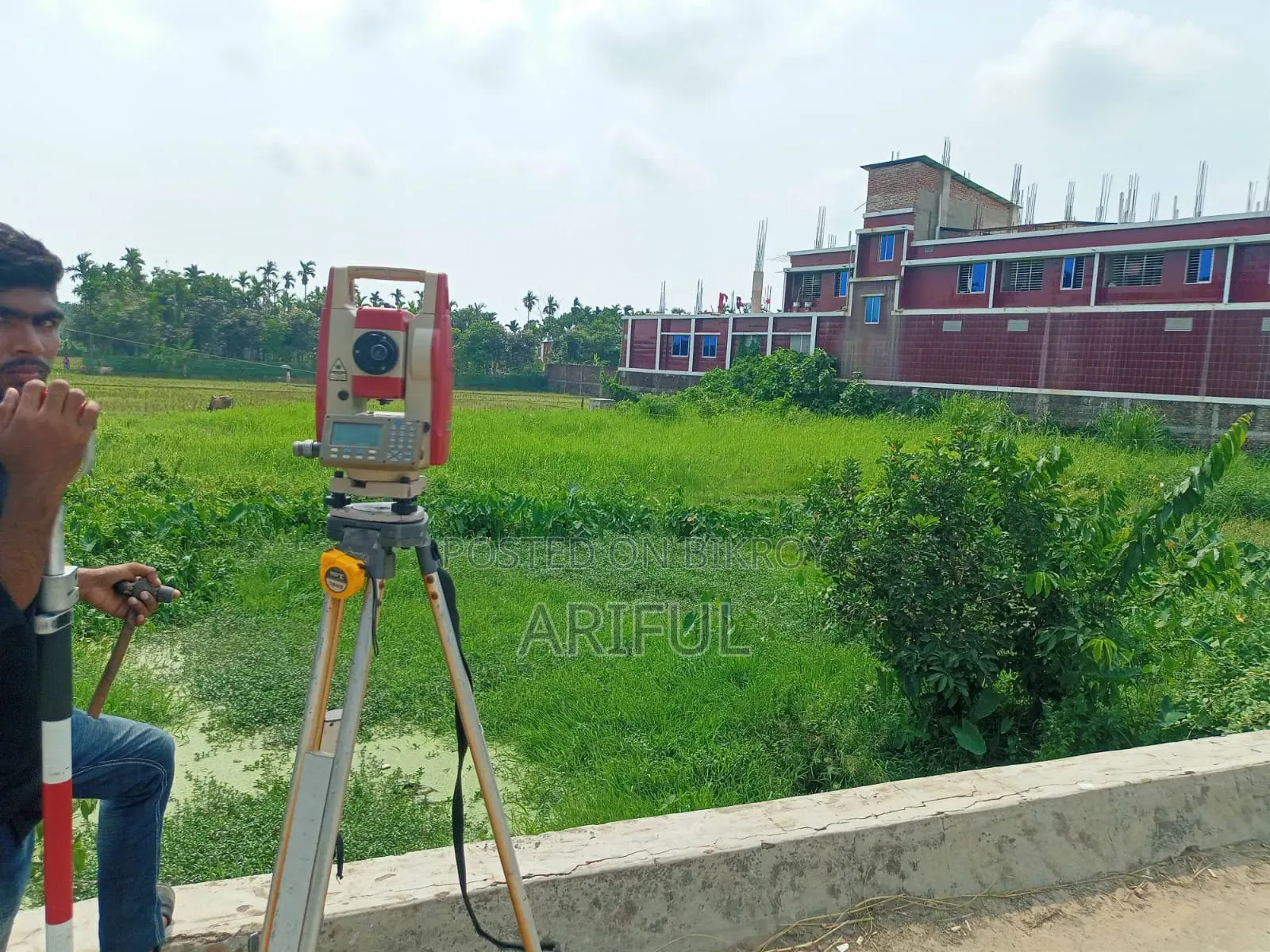সঠিক পরিমাপে ভূমি জরিপ করা হয়
