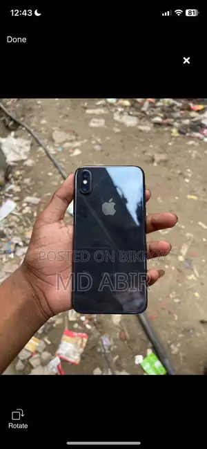 নতুন অ্যাপল আইফোন এক্স ৬৪ জিবি কালো