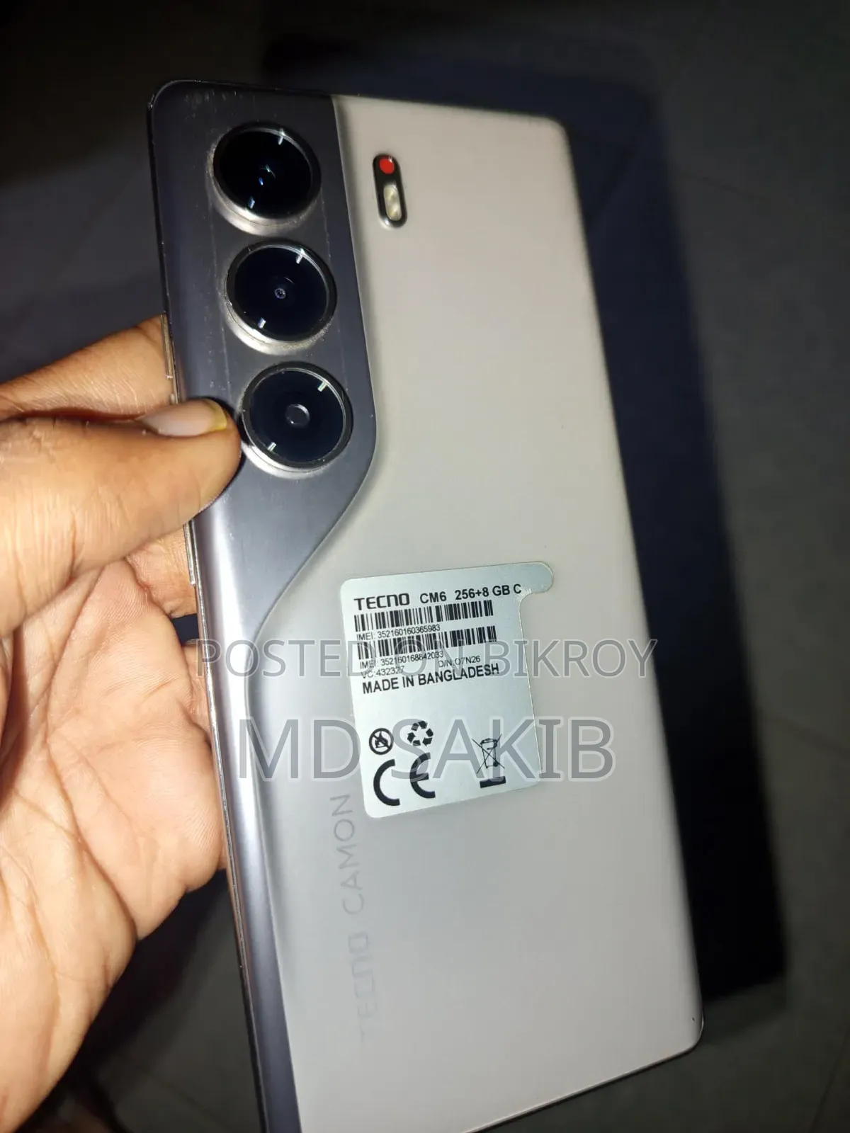 New Tecno Camon 40 Pro 4G 256 GB Silver