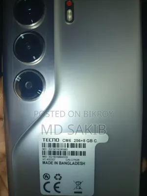 New Tecno Camon 40 Pro 4G 256 GB Silver