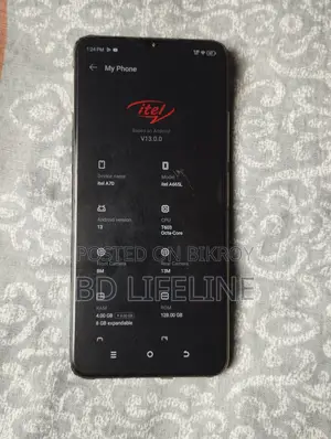 Itel A70 128 GB Gold