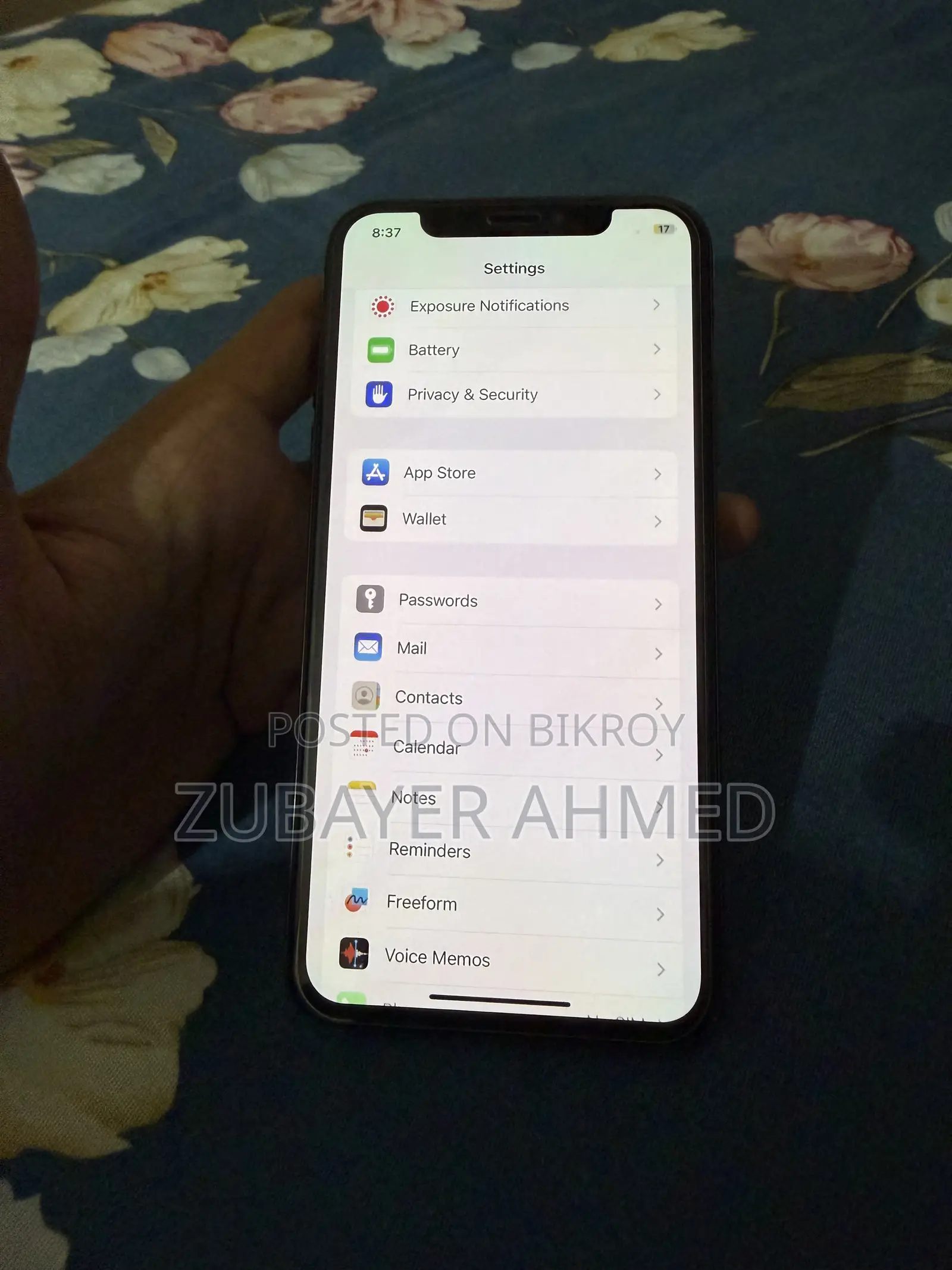 Apple iPhone X 64 GB Black
