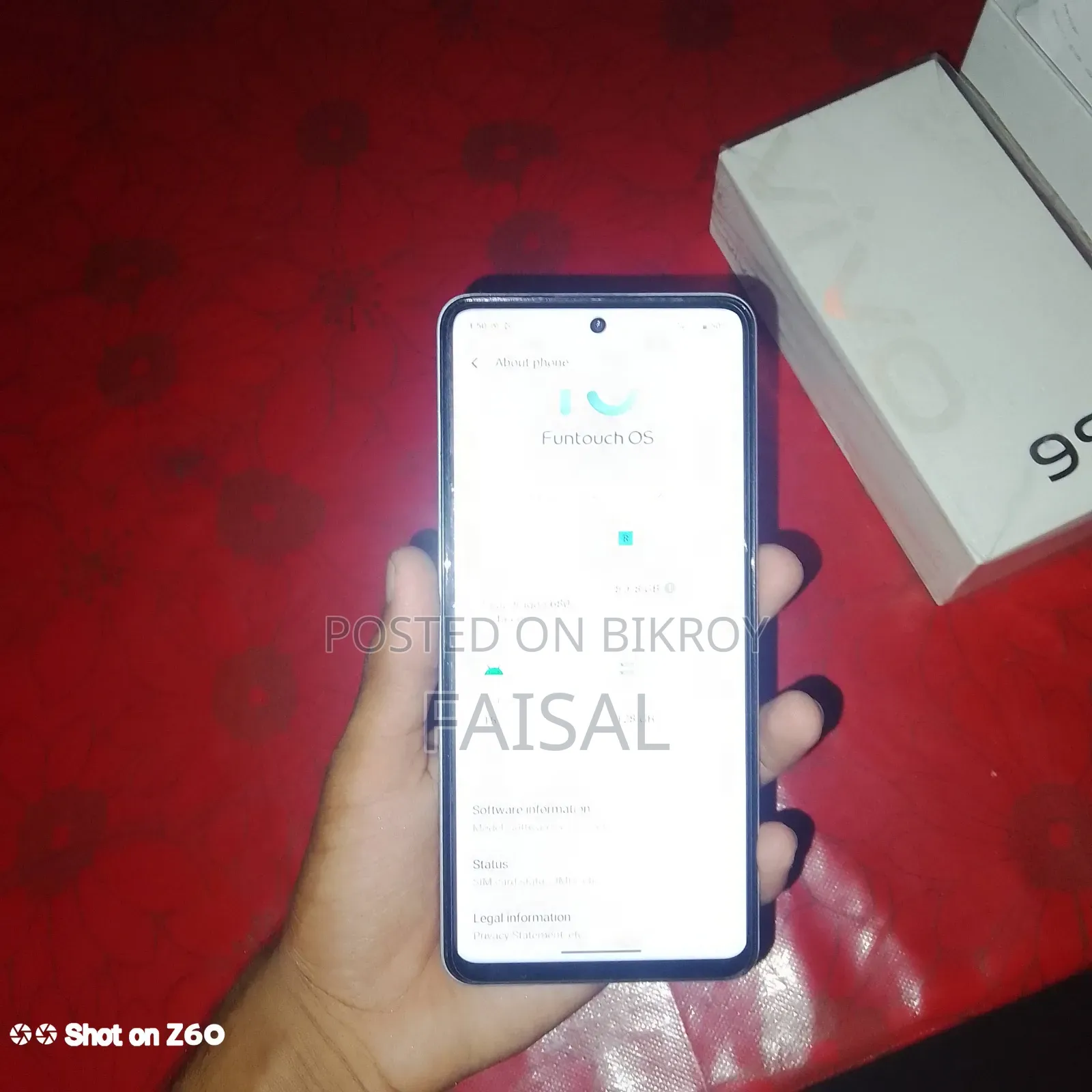 ভিভো ওয়াই৩৬ ১২৮ জিবি অরেঞ্জ