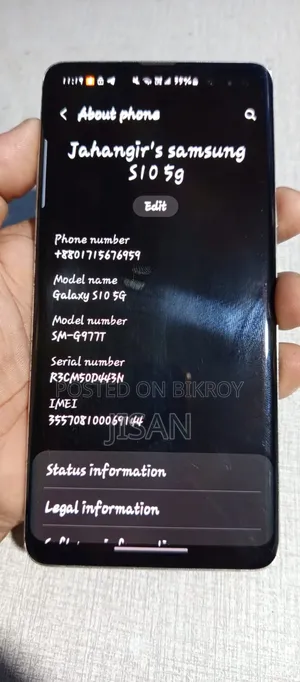 Samsung Galaxy S10 5G 256 GB Pink