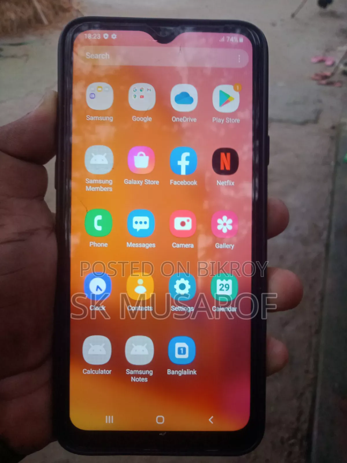 স্যামসাং গ্যালাক্সি এ২০এস ৩২ জিবি কালো