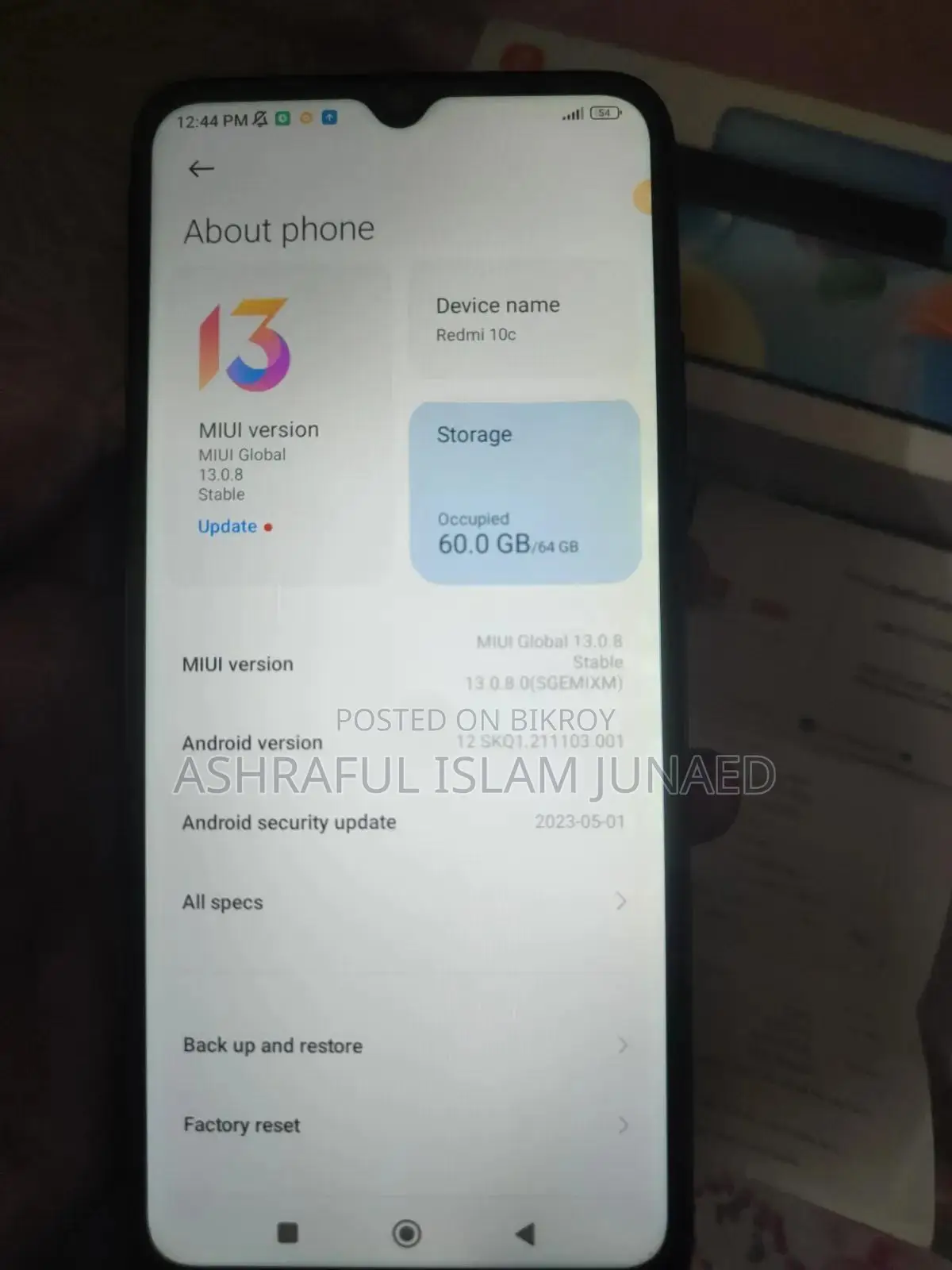 Xiaomi Redmi 10C 64 GB Black