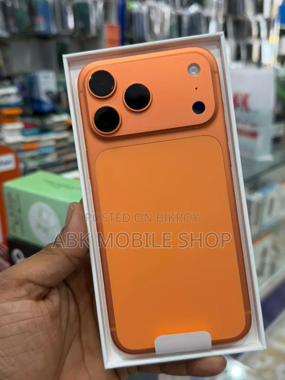 নতুন অ্যাপল আইফোন ১৭ প্রো ম্যাক্স ১ টিবি কমলা