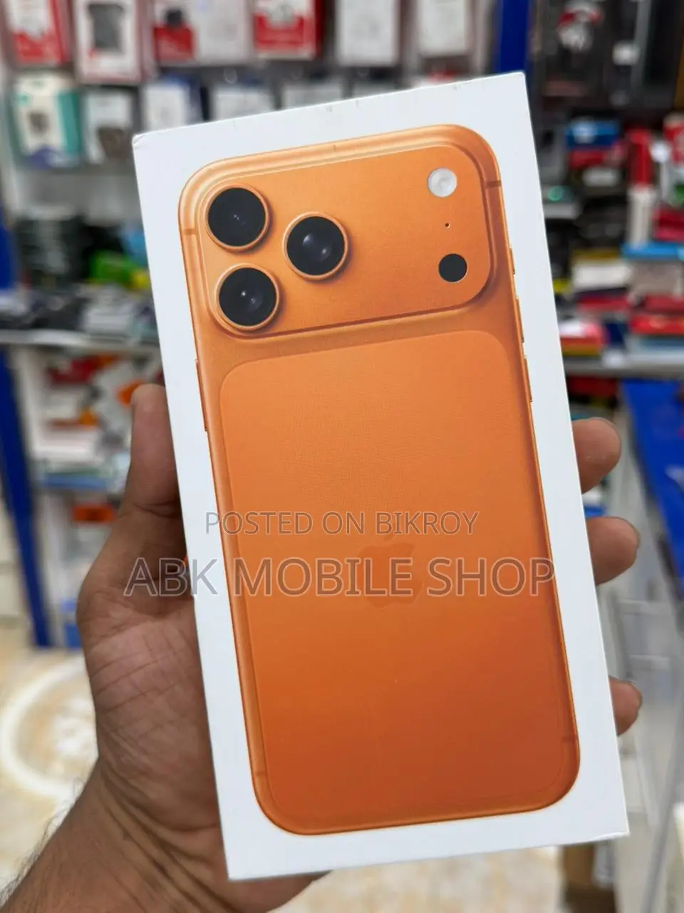 নতুন অ্যাপল আইফোন ১৭ প্রো ম্যাক্স ১ টিবি কমলা