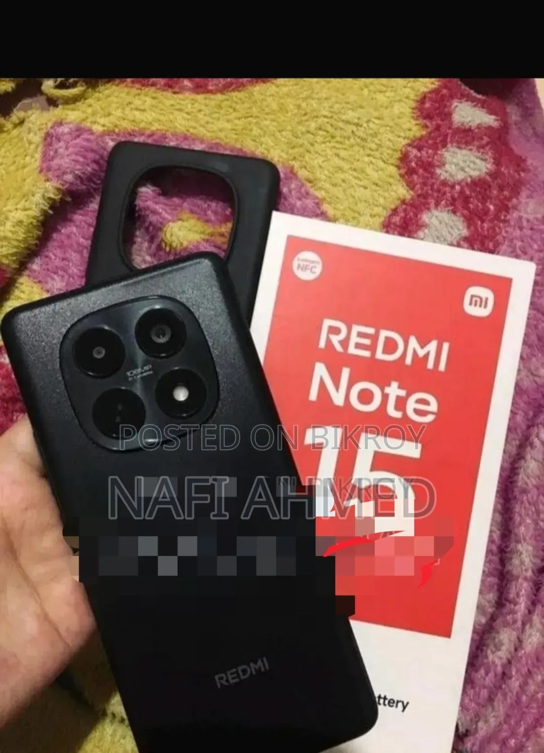 Xiaomi Redmi Note 15 Pro 256 GB Black