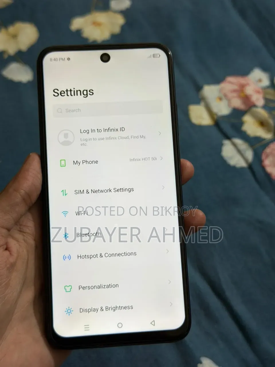 Infinix Hot 50i 128 GB Blue