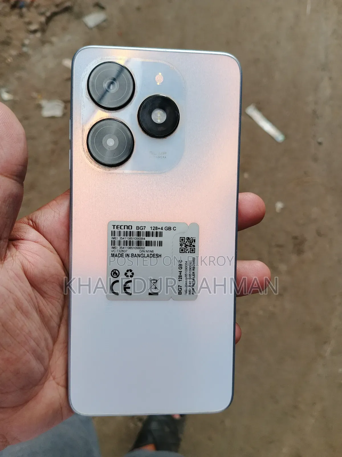 Tecno Spark 20C 128 GB Silver
