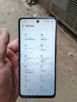 Tecno Spark 20C 128 GB Silver