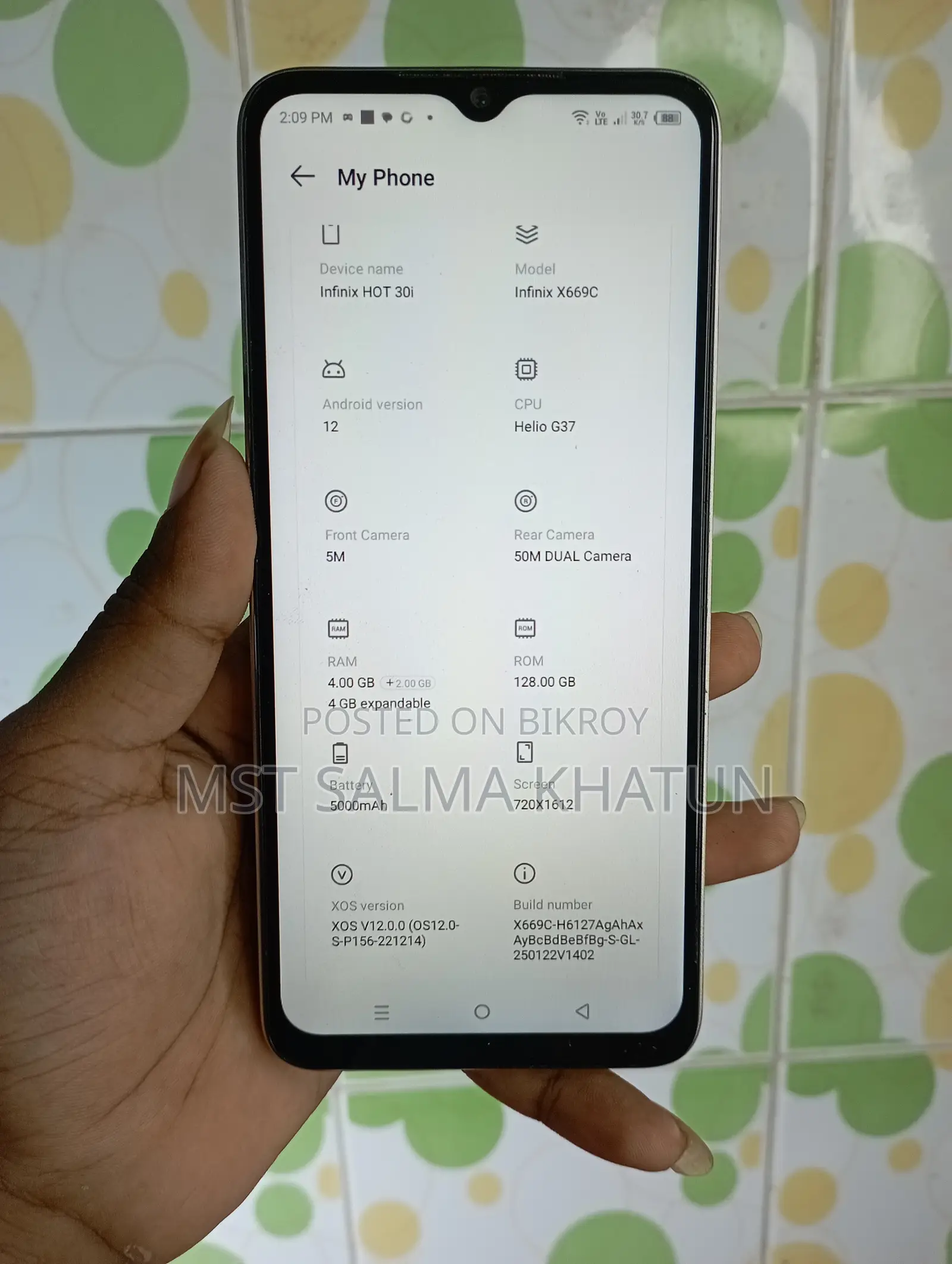 Infinix Hot 30i 128 GB