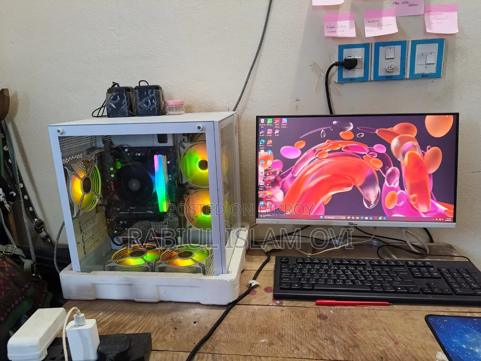 Desktop Computer MSI 32GB AMD Ryzen 5 SSD 256GB