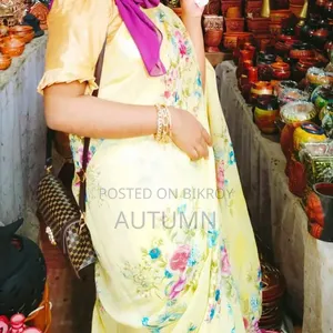 Yellow Floral Saree