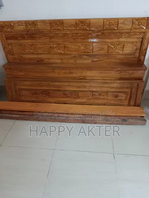 Teak wood Bed 6/7