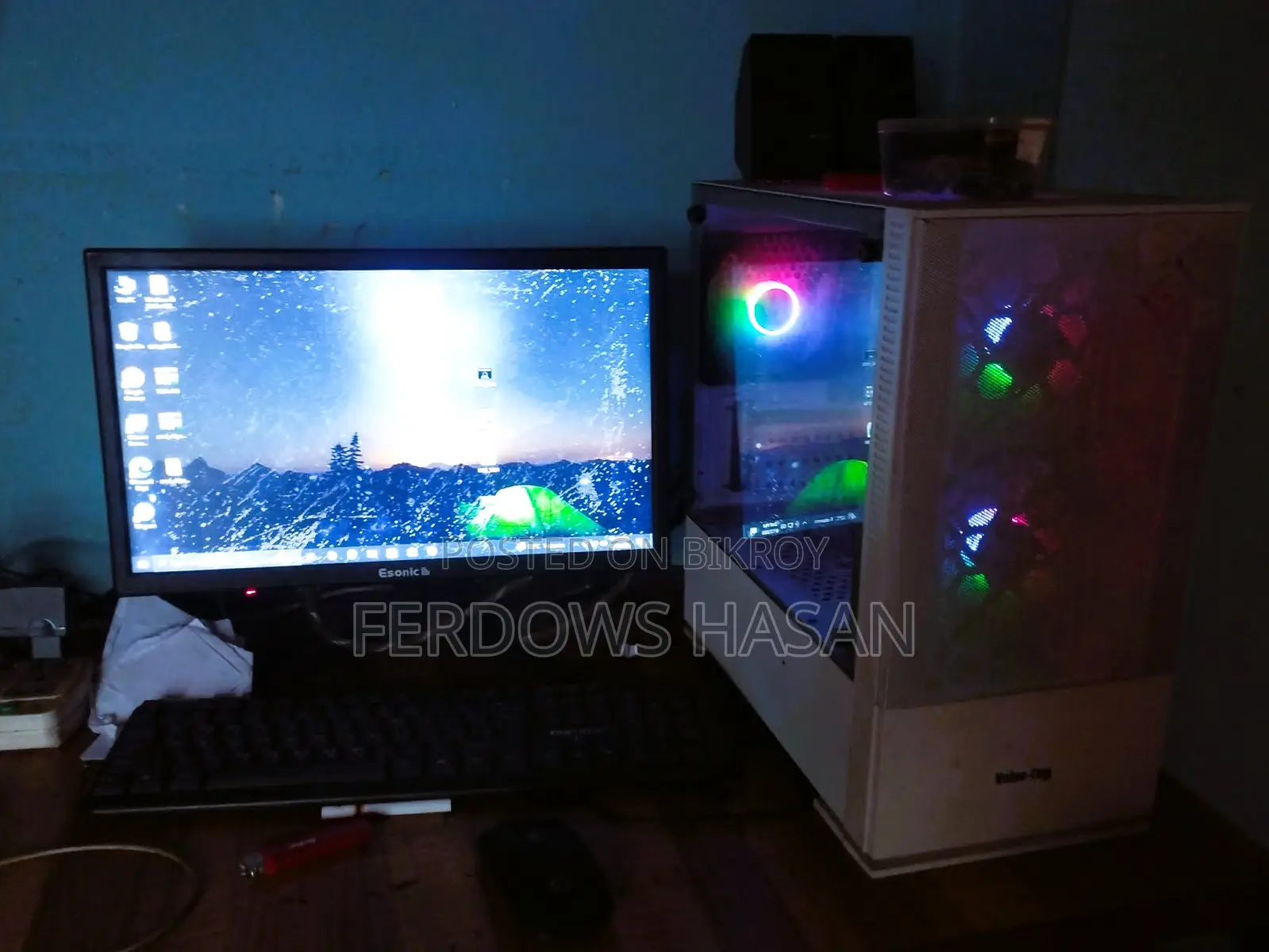 Desktop Computer MSI 8GB AMD Ryzen 3 SSD 256GB
