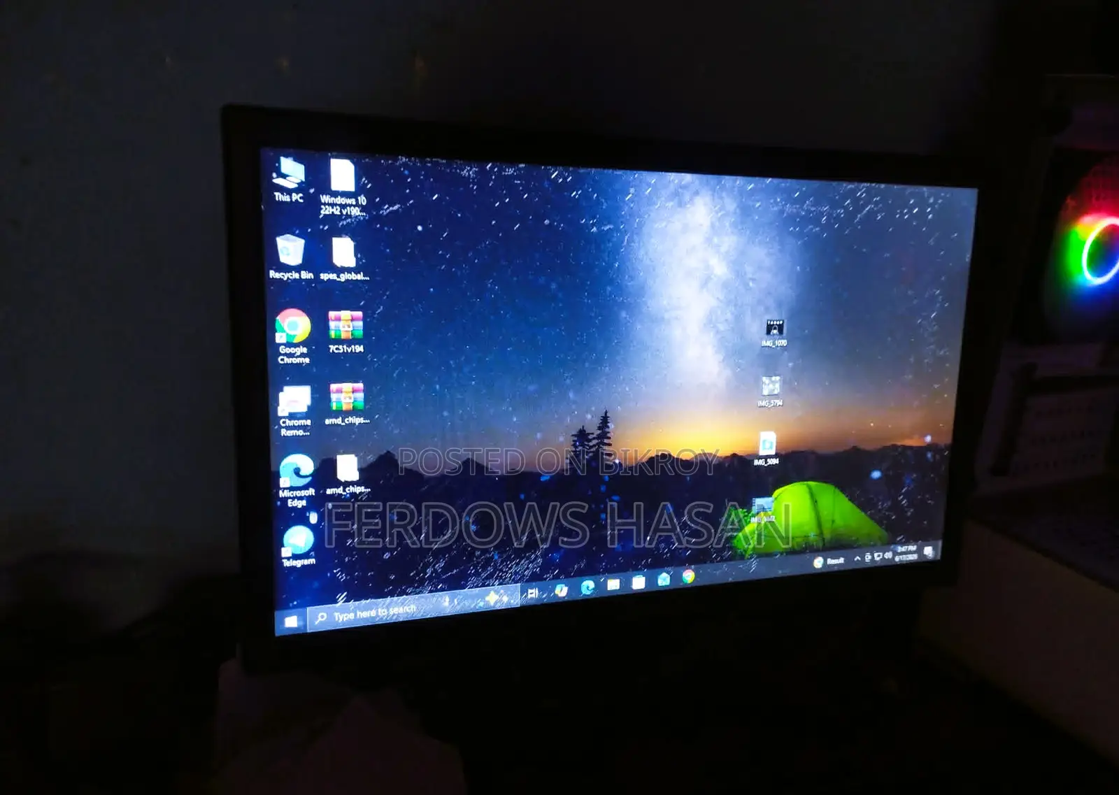 Desktop Computer MSI 8GB AMD Ryzen 3 SSD 256GB